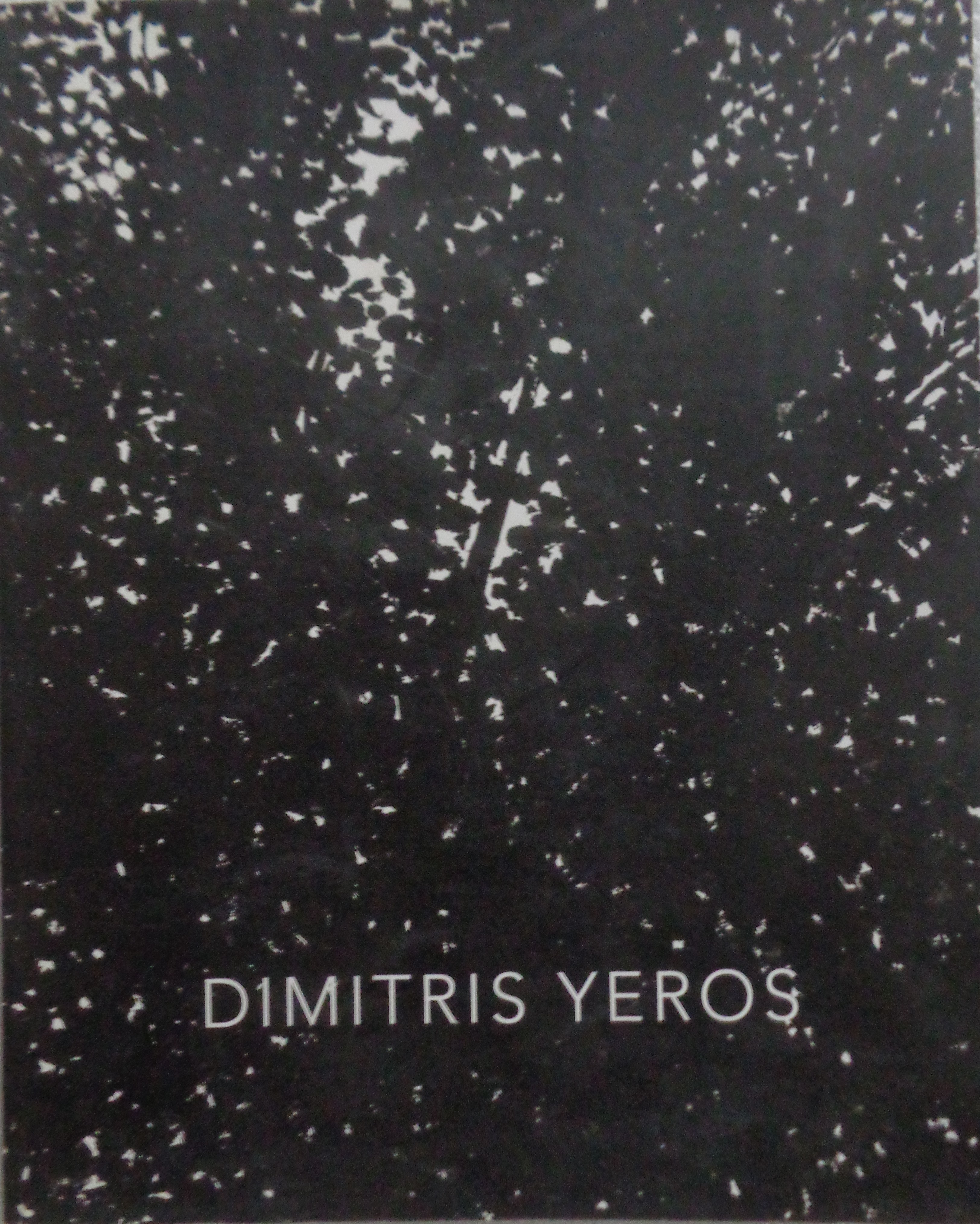 Dimitris Yeros - Recent Paintings  Skoufa Gallery 2017 – 15 €
