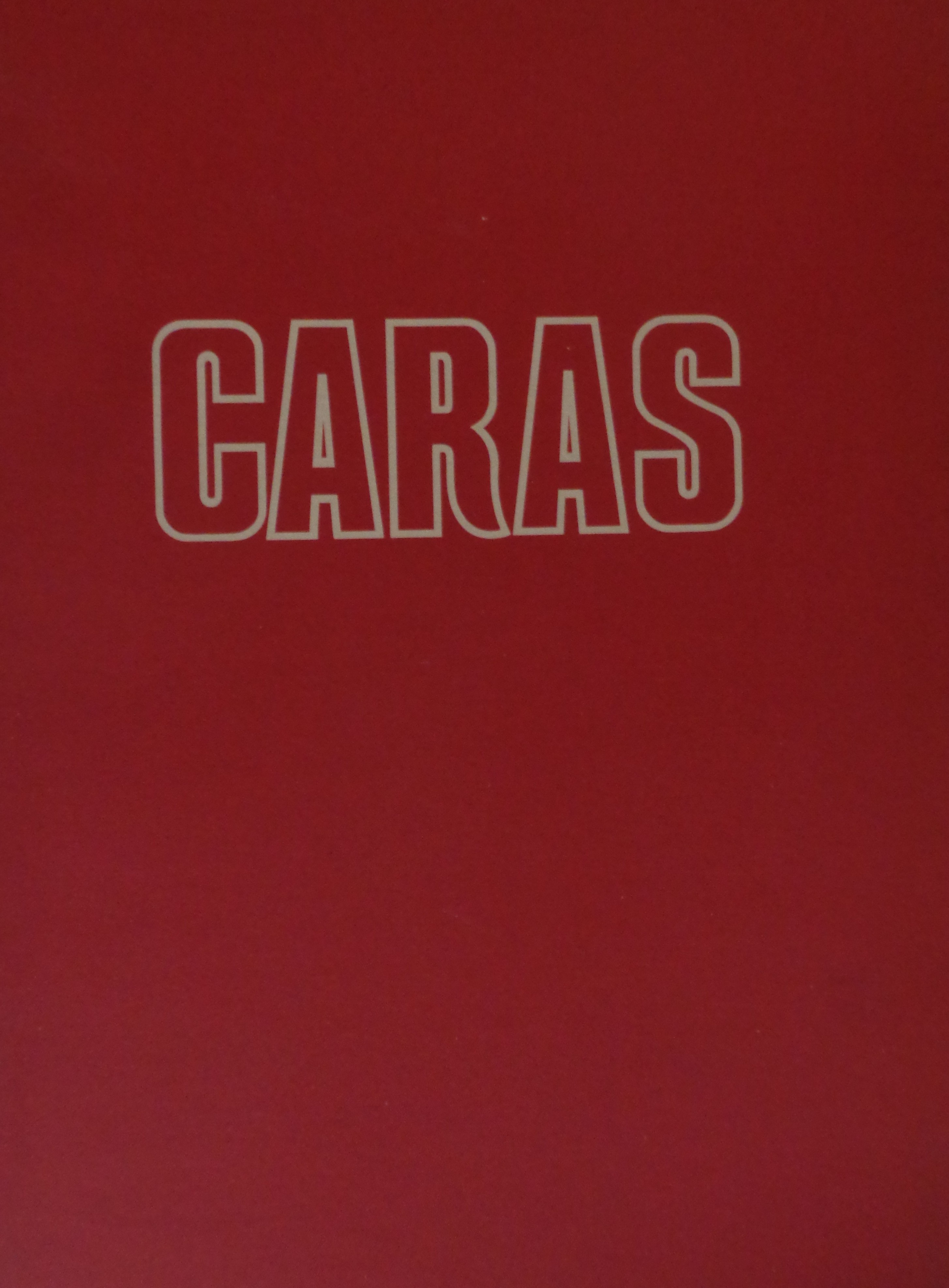 CHRISTOS CARAS Αποχαιρετισμός στον εικοστό αιώνα Καταλογος Αίθουσα Τέχνης Δεσμός1978 – 30 €