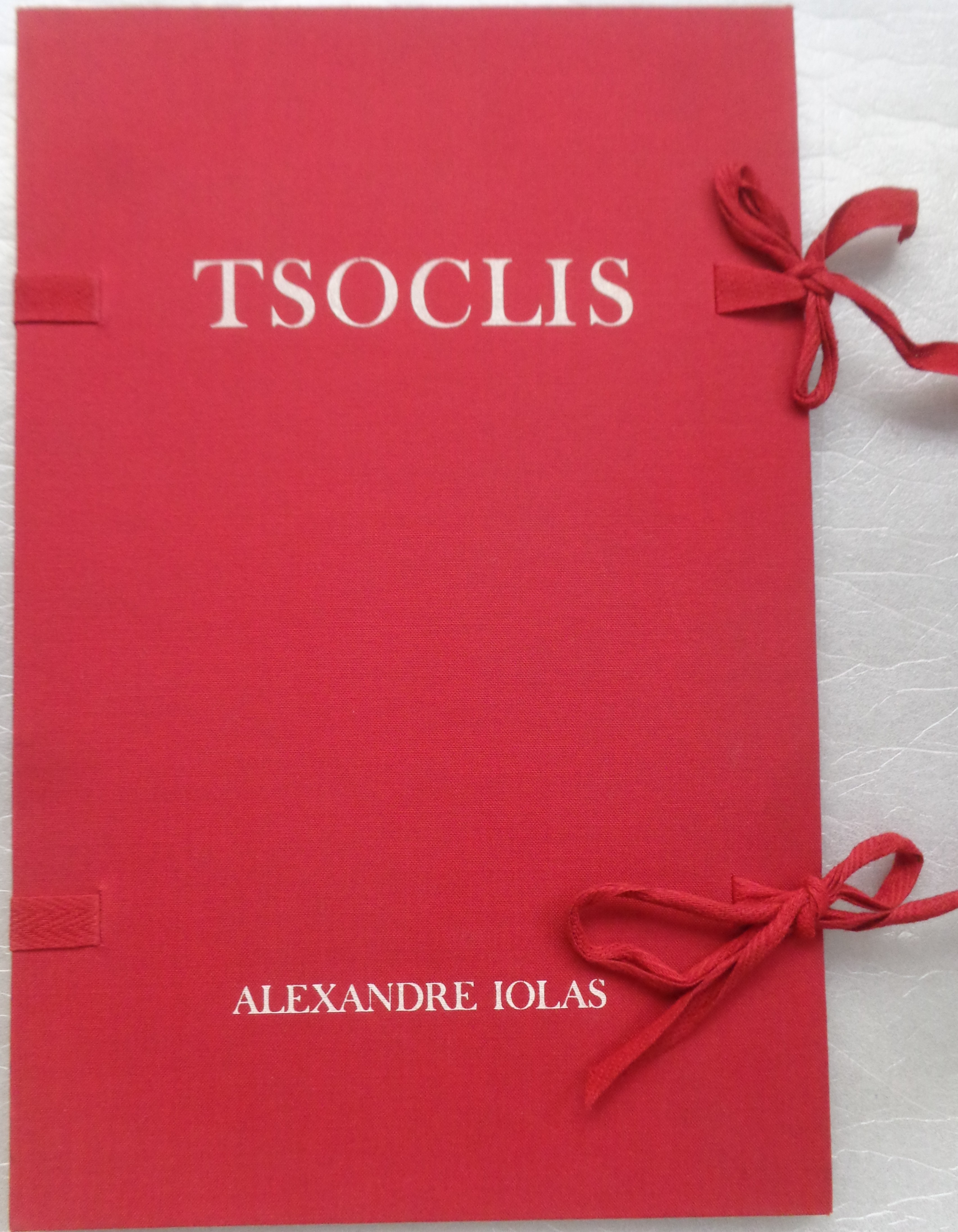 TSOCLIS Κατάλογος Folio Γκαλερί Ιόλας – Ζουμπουλάκη 1976 – 30 €