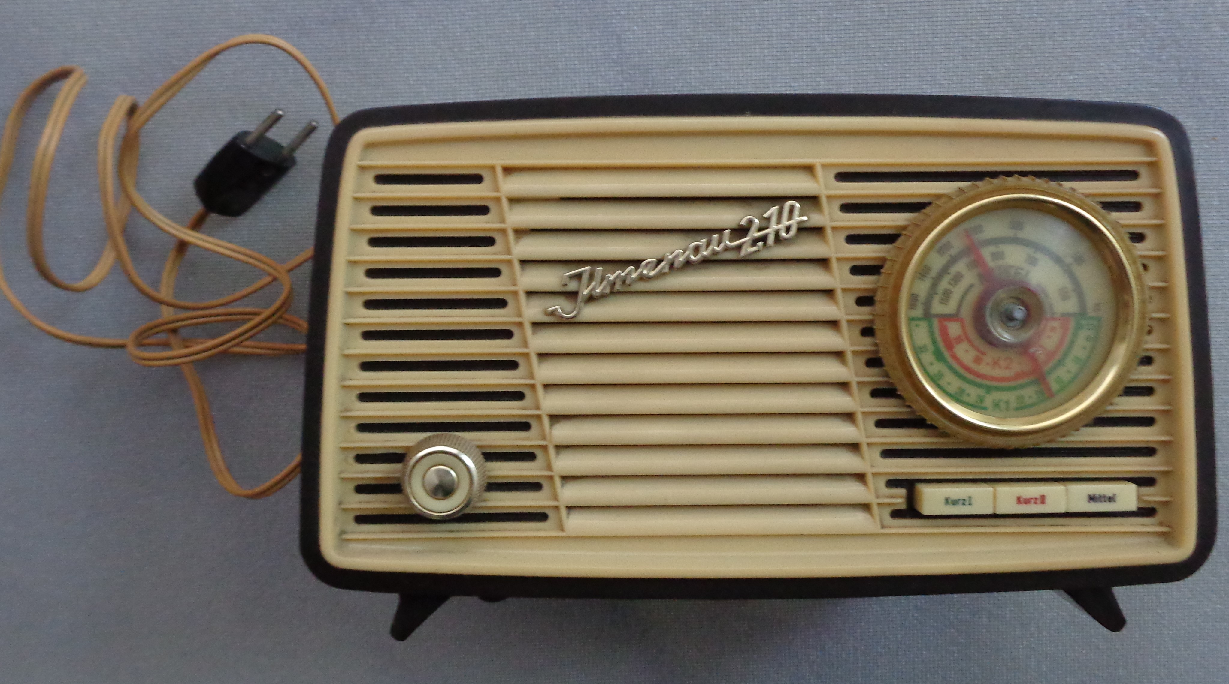 ΡΑΔΙΟΦΩΝΟ ΑΝΤΙΚΑ Retro Vintage  Γερμανικό 1959 – 1962   Ilmenau 210  STERN RET RADIO SONNEBERG  Kleinstsuper 64/72 W 210 